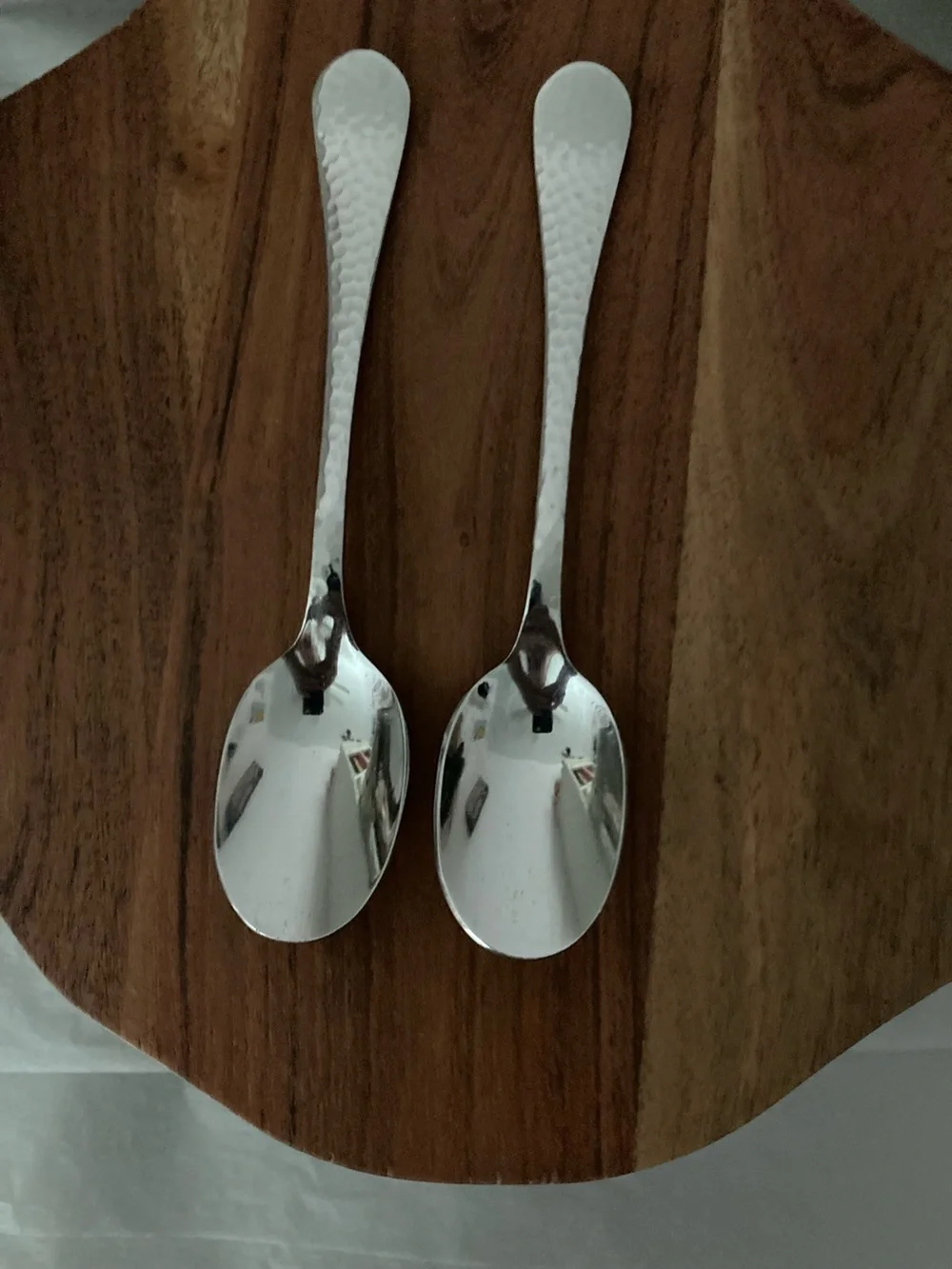 GINKGO STAINLESS Spoons Lafayette Teaspoon Set of 2